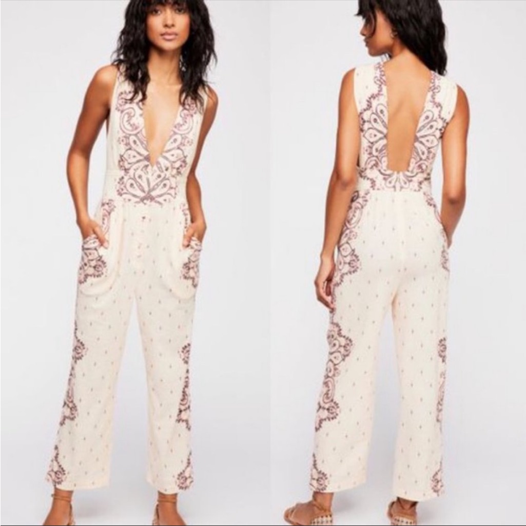 Free People Boho Jumpsuit
